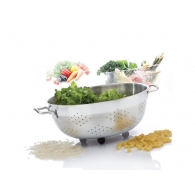 Colander With Rubber Feet